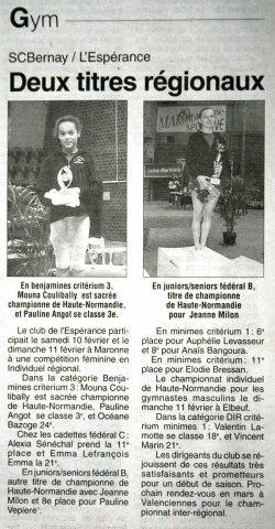 Articles de presse 2007