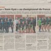 2026 demie finbale championnat de France par équipes Team gym et Fédérales